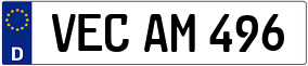 Truck License Plate